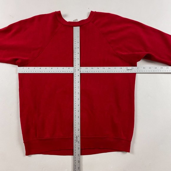 Vintage 70s Snoopy Peanuts Sweatshirt Small I'm Allergic To Morning Woodstock - Picture 12 of 16